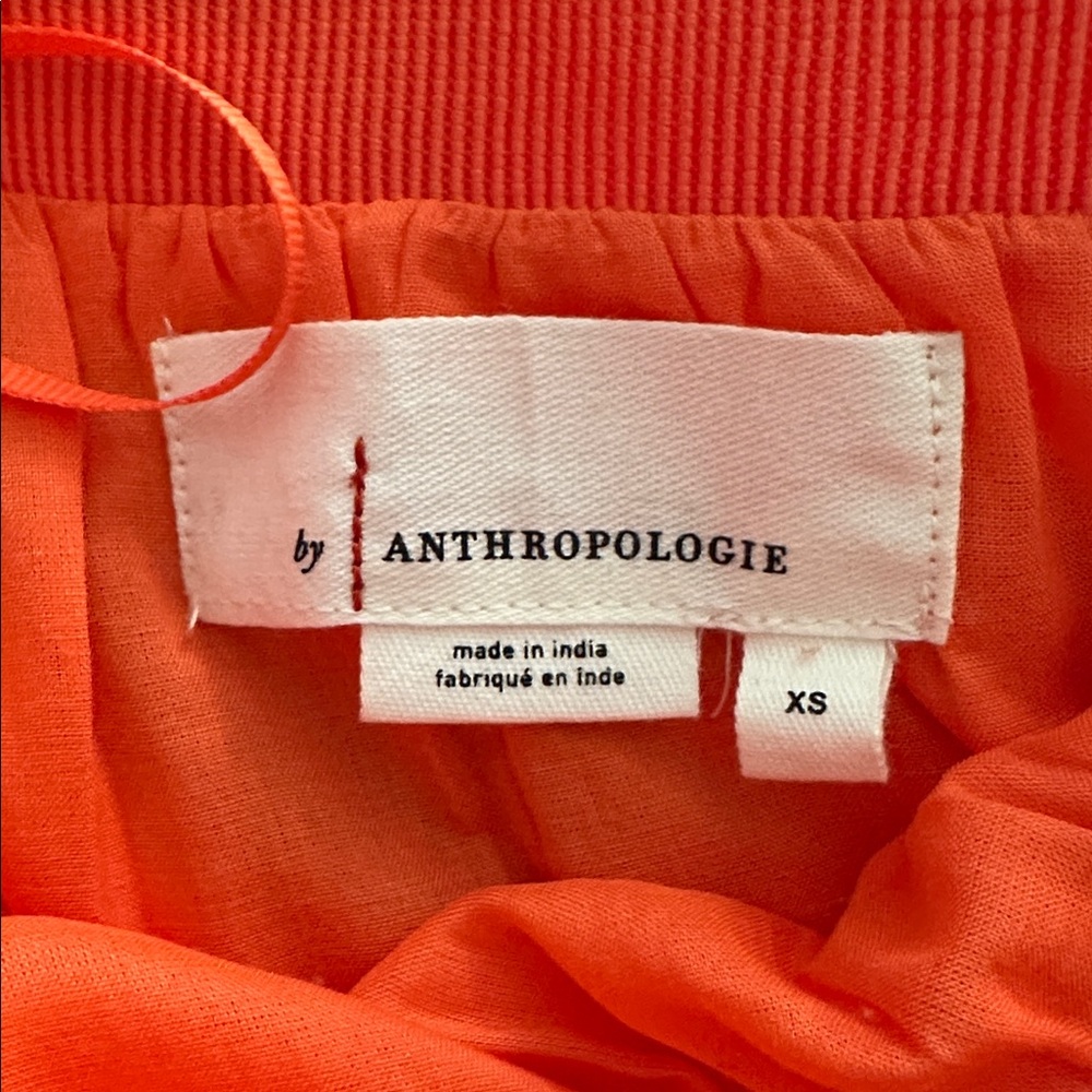 Anthropology Orange Tulle Layered Skirt xs - Picture 2 of 2